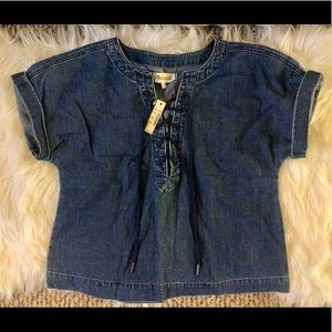 Madewell denim top